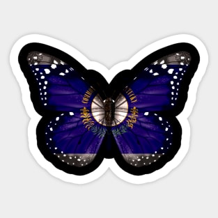 Kentucky Flag Butterfly - Gift for Kentuckian From Kentucky KY Sticker